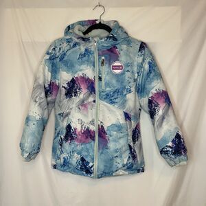 Hurley Youth Heavyweight Snow Ski Jacket Water Resistant Size M 10/12 Puffer